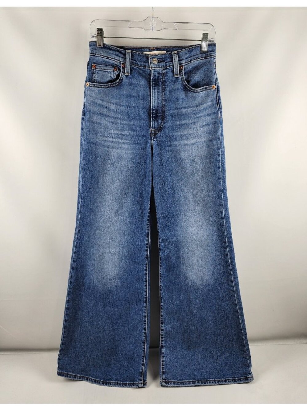 Levis Jeans Womens 28x30 Blue Ribcage Bell Bottom Denim Pants
